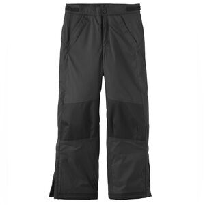 LL Bean Kids Cold Buster Snow Ski Pants Black Winter Waterproof Insulated Sz 12